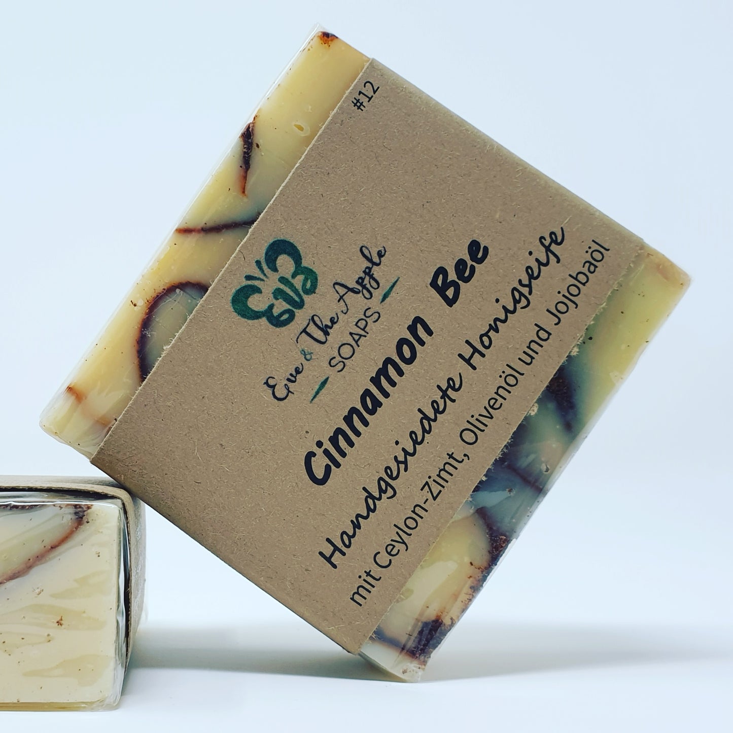 CINNAMON BEE #12 Honigseife mit Ceylon-Zimt, Olivenöl und Jojobaöl, 110 g