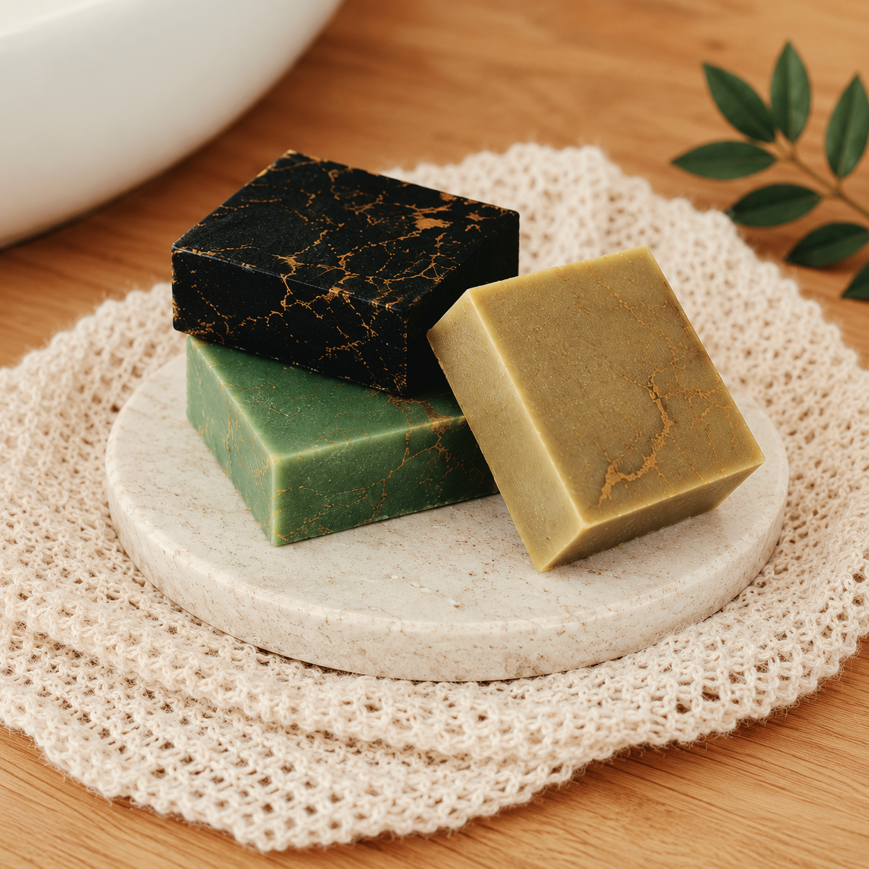 BUNDLE GLAM SOAPS ✨️ GOLDEN GLAMOUR SOAPS TRIO ✨️ limitiert, enthält 3 Seifenstücke, #5, #41, #106