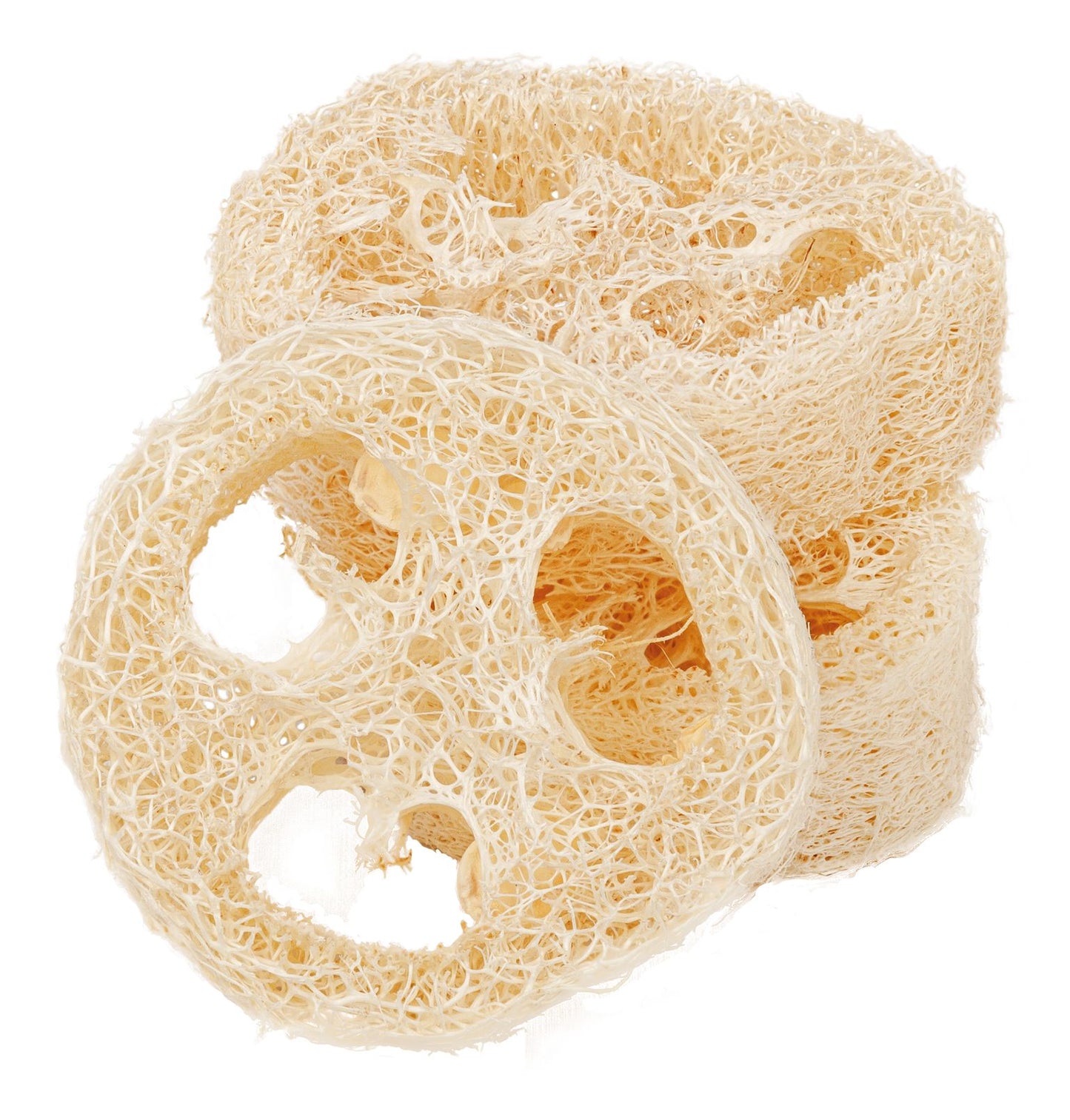 LUFFA-SCHEIBE als Seifenablage, ca. 1,5-2 cm, lose, biologisch abbaubar, vegan, waschbar