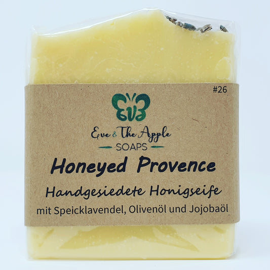 HONEYED PROVENCE #26 Honigseife mit Speicklavendel, Olivenöl und Jojobaöl, 130 g
