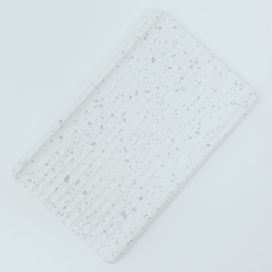 SEIFENABLAGE AUS NATURSTEIN, 100% Kieselsteinerde, ca. 13x8x1,4 cm, für das plastikfreie Badezimmer